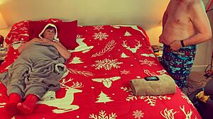 Hell Yeah! Granny Carmen Claus Sucks Christmas Cock!
