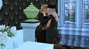 Bella And Milla In Sims 4 Office