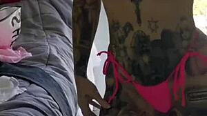 i tried on this micro bikini and it hugged my big tits so tight, melody radford style