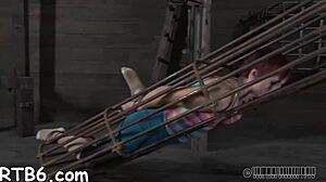 Oh, These Sluts Suck And Fuck So Roughly In The Cage!