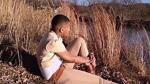 i can't get enough of this sexy red slut with her big ass and deepthroat skills