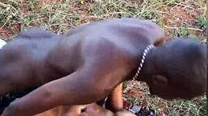 ebony cumshot compilation with big black cocks exploding on hairy asses!