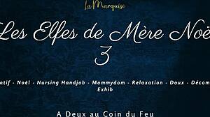 French elf gives nursing handjob 😍