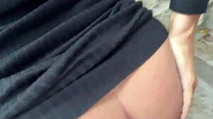 i flashed and fucked my favorite tiktok influencer outdoors