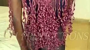 Real African Couple's Intimate Foreplay Session