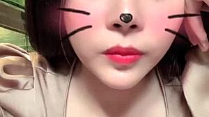 Watch this Asian girl flash her big tits on Bigo Live?