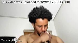 Slamming hard in motel with sexy black stud.