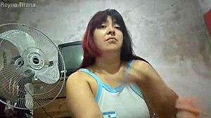 Argentinian aunt gives intense handjob with dirty talk