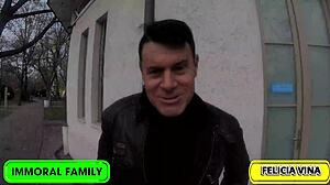 felicia vinas' hungarian ass devours cock and cum in budapest, wow!