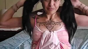 Adorable petite 18-year-old Emy Angel poses cutely for the camera