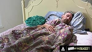 The colleague came to do work with the naughty petite girl, leading to intimate blowjob moments.