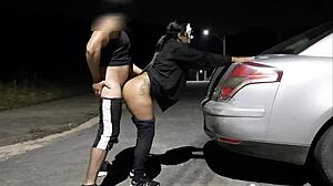 Whore Does ANAL On Street For 40 Reais