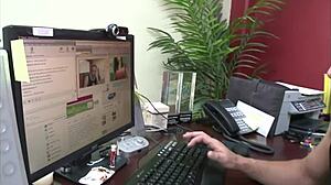 a big hard cock slides into vanessa naughty's hot pussy for intense blowjob action.