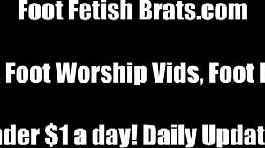 leyla, can't you resist rachel's perfect feet?