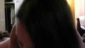 My girl Kim gave me a good blowjob and handjob, it was so intense I almost came too soon