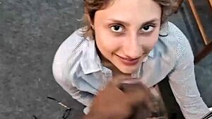 Latina amateur Sadira delivers in her interview session