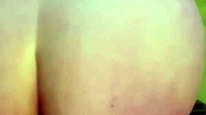 Massive cock slams tight French brunette milf ass hard!