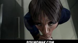 Mystique strips in bedroom, invites boy 😏