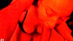 Superhead delivers intense deep throat blowjob on monster cock!