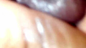 Watch this fresh cumshot on my black cock