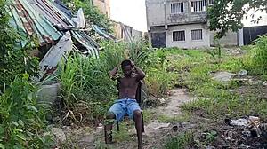 moaning wet pussy quickie with juicy neighbor outside