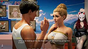 hey, stepsister in fishnets, wanna play a naughty game with me or what?