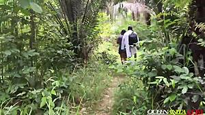 Doctor and student got caught in the bush.