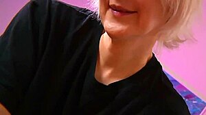 Blonde roommate strokes monster cock eagerly