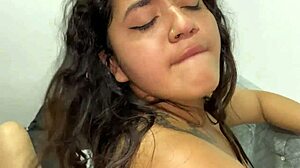 MelissaSexHot Fucks Stepsister After Horror Movie, Making Her Squirt