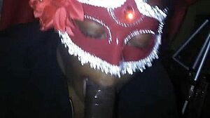 Sloppy Sucking of Big Black Cock While Twerking Ass