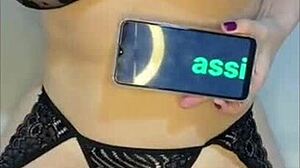 shy neighbor teases with cleavage