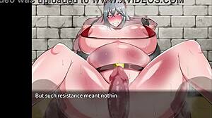 Беременная шлюха боец наказана в хентай демонической игре