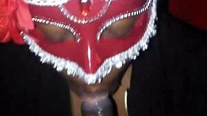 Sloppy Sucking of Big Black Cock While Twerking Ass