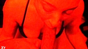 Superhead delivers intense deep throat blowjob on monster cock!