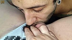 Latina facesitting ends in vaginal creampie