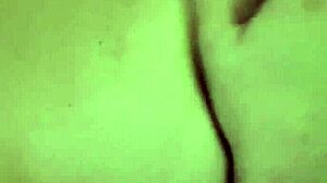 Bbw hotwife teases big boobs while inserting dildos in pussy