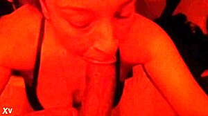 Superhead delivers intense deep throat blowjob on monster cock!