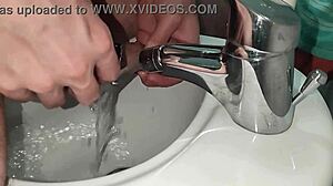 i shave my cock then masturbate until i cum