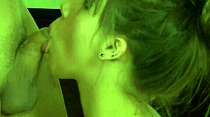 natasha vega gives a nuru massage sliding over his body with her big tits. she dives into cunilingus and pussy play on the table.