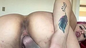 intriguing solo exhibition with dildo and plug