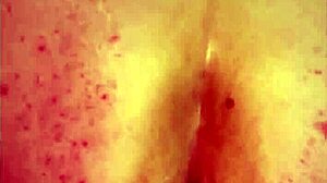 chubby girl gives sloppy deepthroat blowjob then squirts while screaming