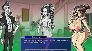 Let's Play Seventh Heaven Parody With Big Tits