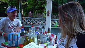 Naughty AJ Moon Blows Big Balls Chris