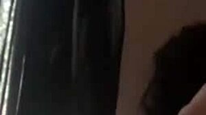 in this homemade scene, a guy with a monster cock fucks her passionately