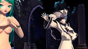 hatsune miku, check out this japanese asian big tits nude mod with natural boobs and ass