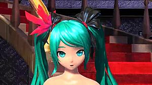 hatsune miku, check out this japanese asian big tits nude mod with natural boobs and ass