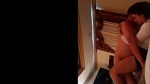 young girl in skirt at hotel encounter