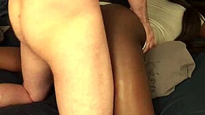 Whoa, white guy bangs black teen 18+ booty!