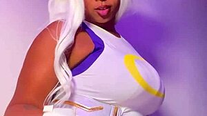 Horny hero mirko helps with advanced dick training