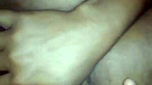 the playful pussy of the black woman gets massaged and licked